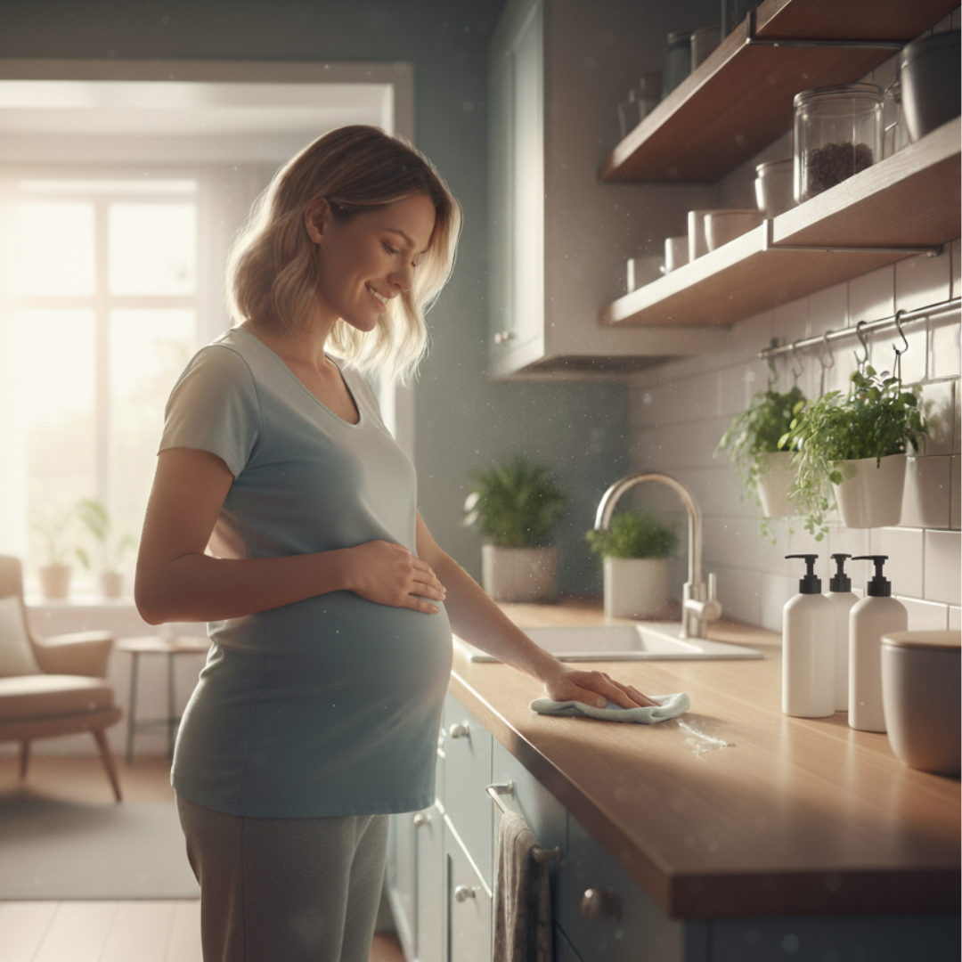Натурални почистващи препарати за бременни майки: Безопасно почистване за цялото семейство